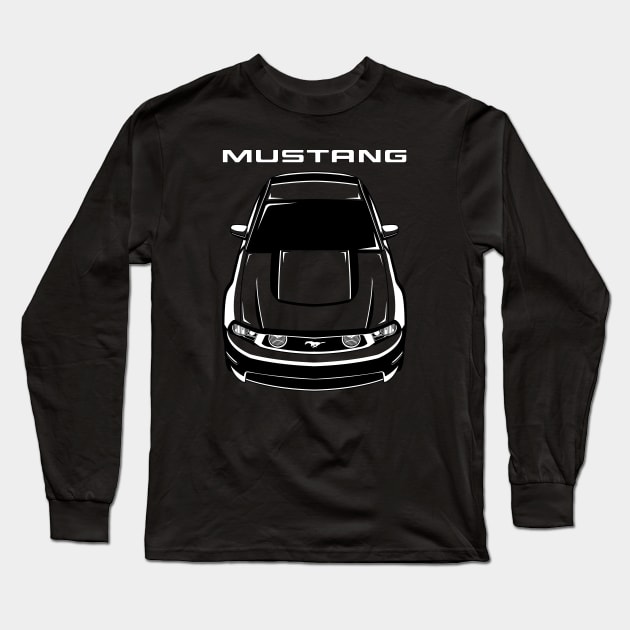 Ford Mustang GT 2010-2012 Long Sleeve T-Shirt by V8social